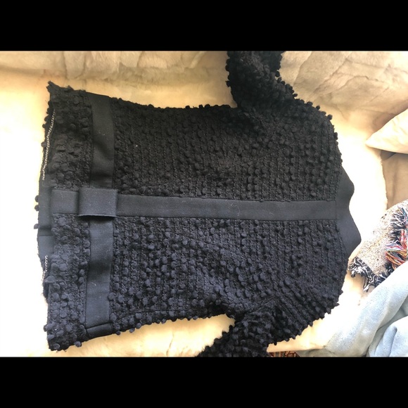 Chanel 2009 Runway Wool Jacket Black 40 S-M - Picture 10 of 11